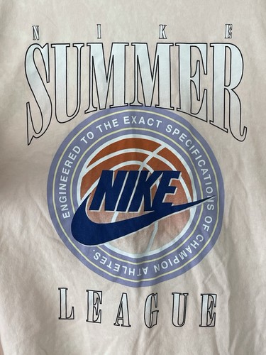 Camiseta Nike Para Hombre L Max90 Liga de Verano Calce Suelto Manga Corta Camiseta Coral Lavado - Imagen 3 de 18