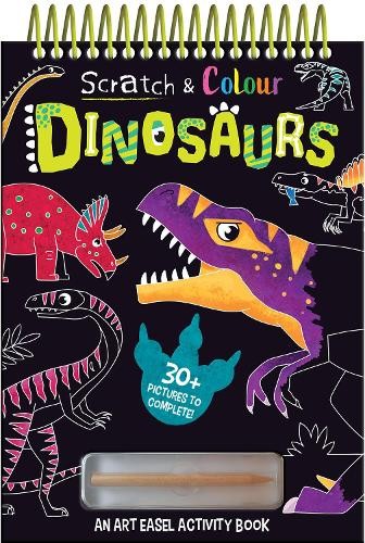 Jenny Copper Scratch and Colour Dinosaurs (Copertina rigida) Scratch and Colour