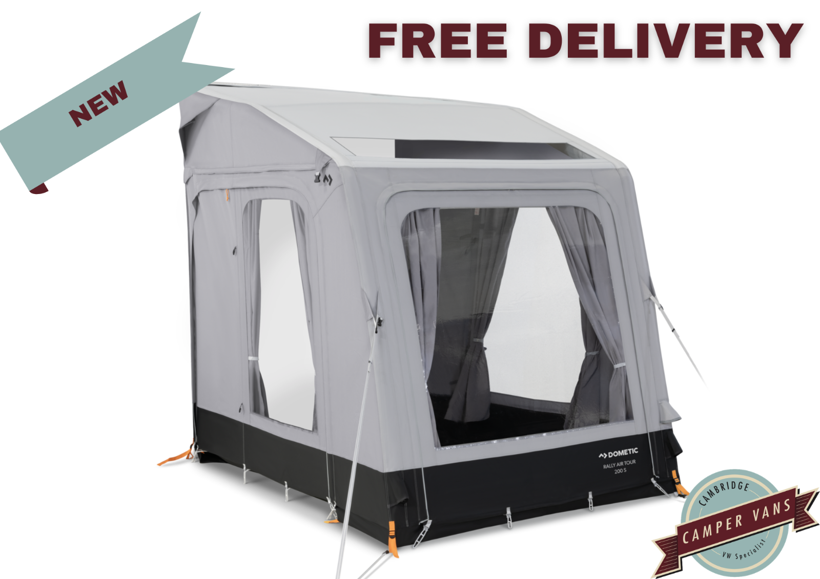 Dometic Rally AIR Tour 200s Inflatable Caravan awning  (235-265cm) DAMAGED BOX