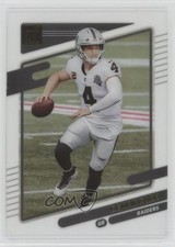 2021 Panini Clearly Donruss Gold Derek Carr #28 fm0
