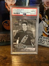 2025-26 UD RYAN SUZUKI YOUNG GUNS BLACK & WHITE CANVAS #C-91 PSA 10 *POP 1
