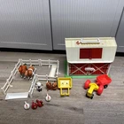 Vintage 1980s Fisher Price Family Play Farm 915 Little People Barn w/Accessories