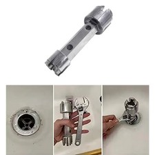 Tub Drain Remover Wrench Tub Dual Ended Drain Wrench for Bath Shower Drains