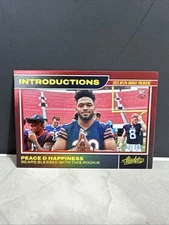 Roschon Johnson 2023 Absolute Introductions Peace & Happiness RC Bears /100 C23