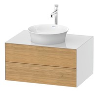 Duravit White Tulip Konsolenwaschtischunterschrank WandhäNgend Mit 2 AuszüGen...
