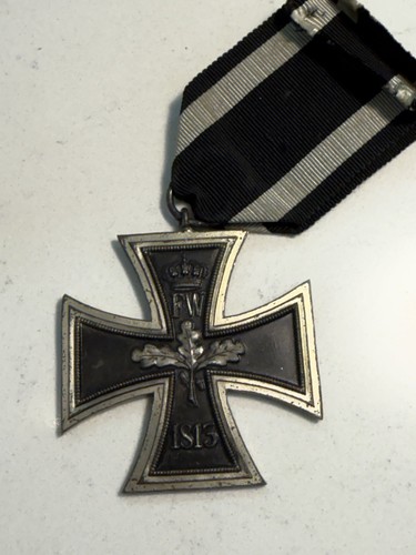 WWI medaglia croce imperiale tedesca di ferro militare 1813 1914