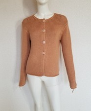 Joe Taft wunderschöne feminine sehr dicke Kaschmir Strickjacke Rauchorange