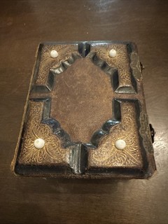 Antique 1800’s Photo Album Tin Type Photos 32 Photos