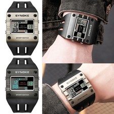 Mens Digital Sports Watches Running Outdoor Military Electronic Watch Waterproof