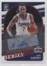 2021-22 Panini Donruss Optic Signature Series Amir Coffey #SS-ACF Auto 0b67