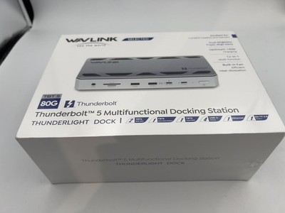 Intel Certified Thunderbolt 5 Dock TB5 Docking Station 140W for Windows 11/Mac