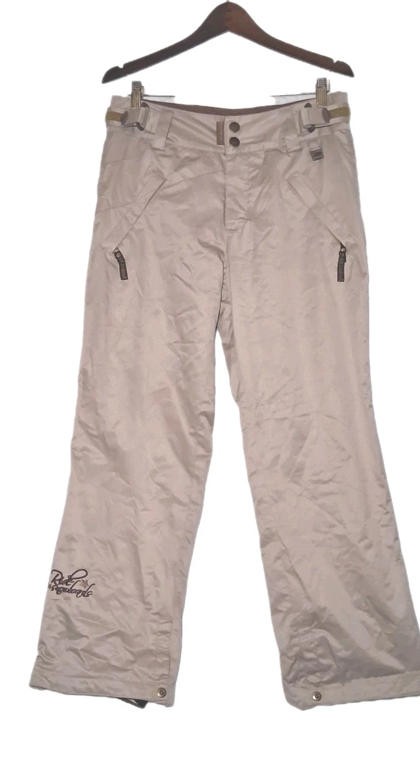 Ride Snowboard Pants Khaki Size Small Snow Pants 5K MM Waterproof Breathable