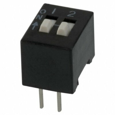 50pcs 2POS SWITCH SLIDE DIP SPST 50MA 24V CTS Electrocomponents P/N 208-2