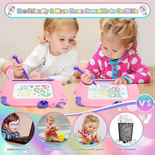 Toddler Toys 2-3Magnetic Drawing Board Baby Toys for 18 MonthsToddler Girl Bo... - Picture 3 of 7