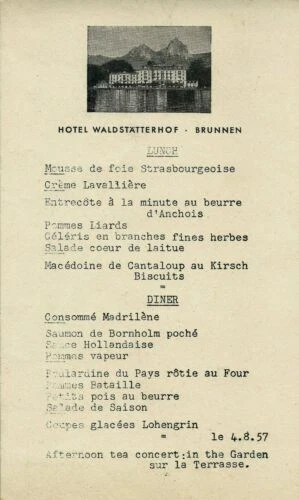 Büro-, Papier-und Schreib-Speisekarte für Sammler