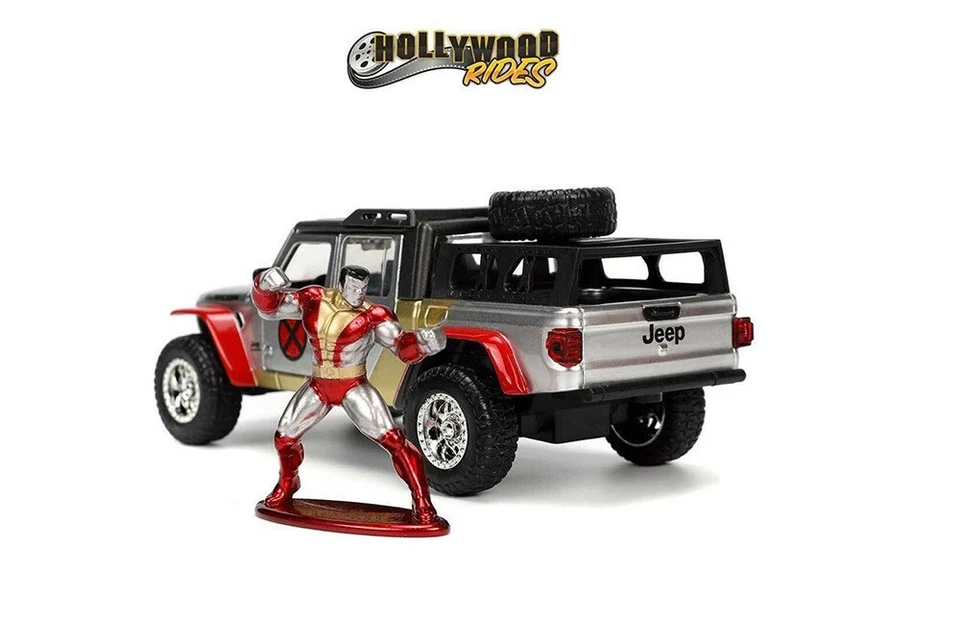 2020 Marvel X-Men Jeep Gladiator w Colossus Figurine Jada Diecast 1:32, 5.5'' - Image 4 of 4
