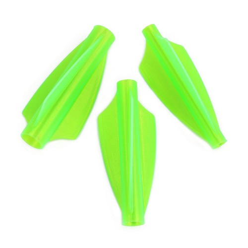 1.75" Pfeilfedern Kunststoff Einteilige Fletches Vanes Bogenschießen Pfeilschaft - Picture 17 of 17