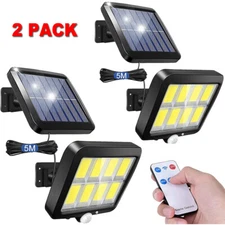 4Pack LED Solar Street Light Security Flood Lamp Motion Sensor Outdoor Wall XI