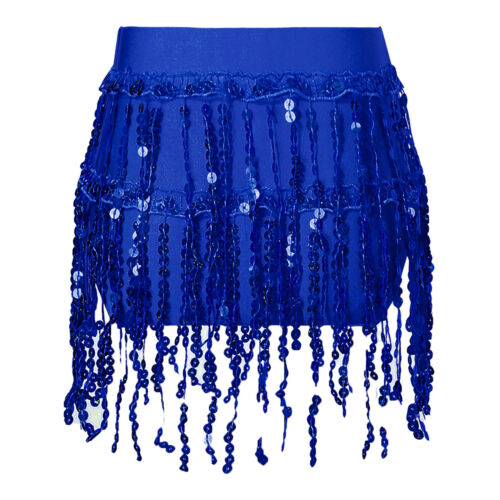 Kids Girls Briefs Bottoms Swing Skirts Solid Color Dance Skirt Gymnastics Shiny - Picture 34 of 59