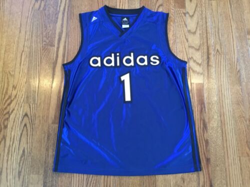 Rare Vintage 2000s ADIDAS NBA REFEREES Uniform Jersey SHIRT #54 USED Large