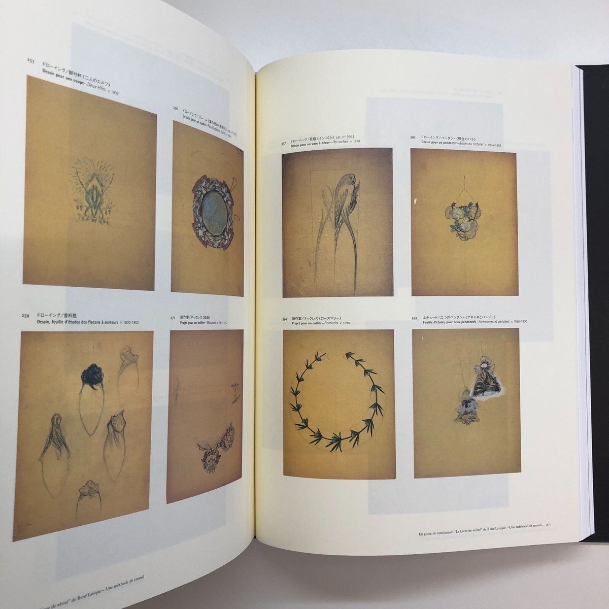 RENE LALIQUE 1860-1945 Art Nouveau Deco Antique Glass Photo Book