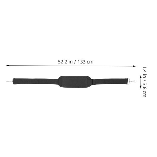 2 Pcs Briefcase Shoulder Strap Replacement Adjustable Bag Straps Travel Laptop - Afbeelding 9 van 12