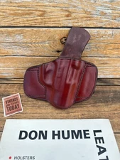 Vintage Don Hume Brown Leather H721 OT 99C Holster For Smith S&W 99C Compact