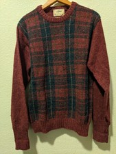 LL Bean shetland wool Irish sweater
