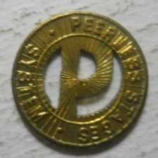 Peerless Stages System (Oakland, California) transit token - CA575F