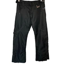 Ocean & Earth Black Ski Snowboard Pants Womens Sz XS Adjustable Insulated EUC!