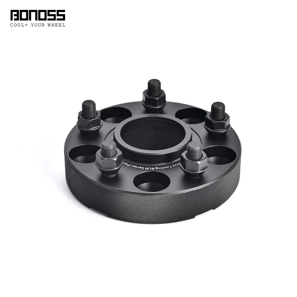 25mm+30mm Anodized Black Wheel Spacers 5x108 for Jaguar F Pace F Type S Type - Image 3 of 4