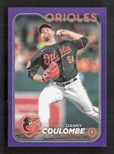 2024 Topps Update Danny Coulombe #US158 Meijer Exclusive Purple Parallel