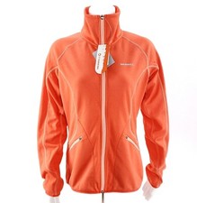 Merrell Womens M Mandarin Red Heather Geotex Full Zip Long Sleeve Fleece