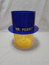 Vintage 1979 Planters Mr Peanut Plastic Store Counter Display Container
