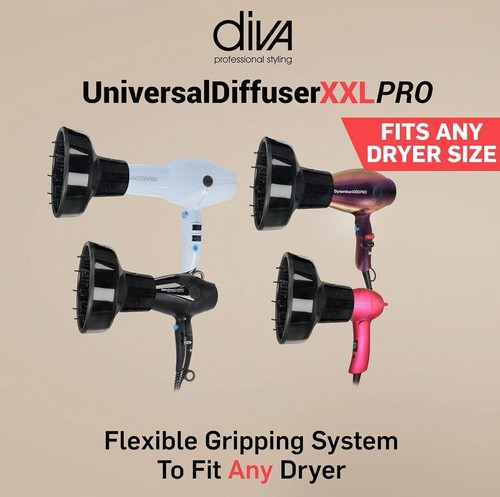 XXL Universal Diffusor mit sanften weichen Gummispitzen - perfekt für alle Haartypen - Bild 6 von 6