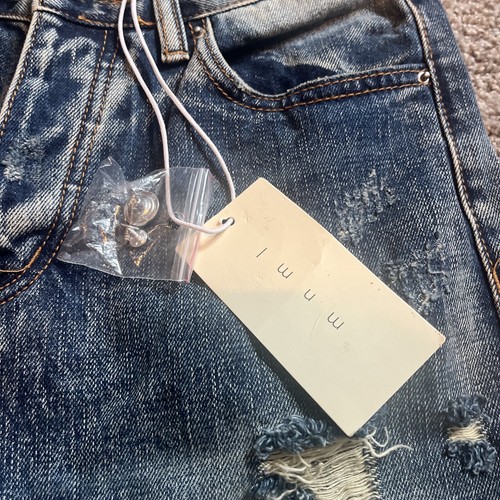 MNML Distressed Chain Jeans Mens 29 New With Tags 28 X 30 - Picture 2 of 20