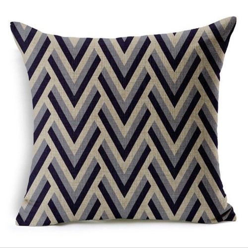 Juego de 2 funda de almohada de tiro funda cojín patrón geométrico de 18"" x 18 - Imagen 13 de 41