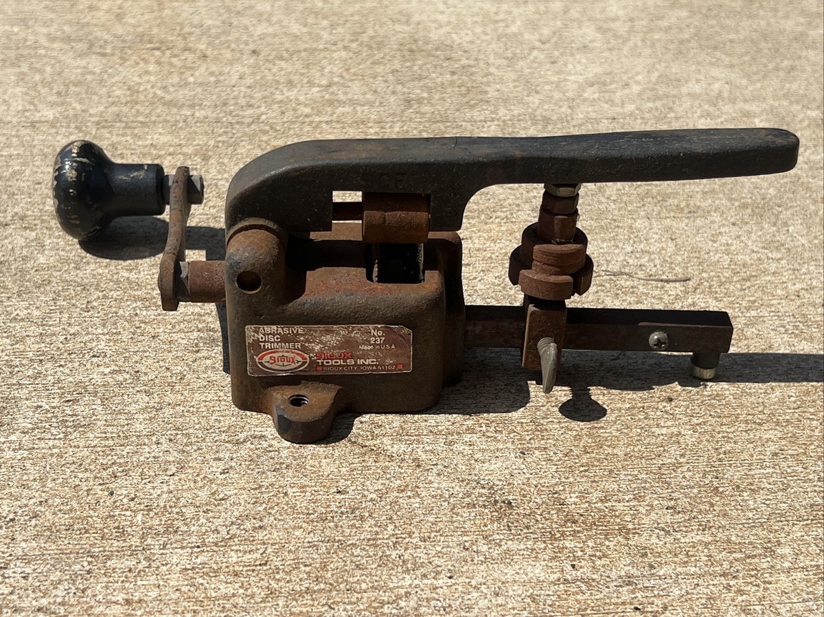 Vintage Sioux Number 237 Abrasive Disc Trimmer | eBay