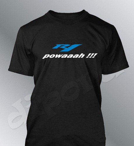 Tee Hemd Passt R1 Powaaah S M L XL XXL Herren Power Motorrad YZF - Bild 6 von 6