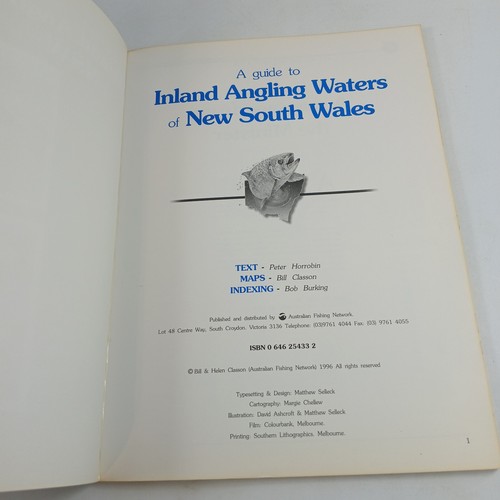 A Guide to Fishing the Inland Angling Waters of NSW by Peter Horrobin 1996 - Picture 6 of 8