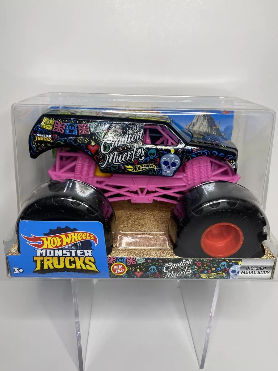 Hot Wheels Monster Trucks 1:24 Scale Vehicles, Collectible Die