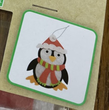 Crafters Square DIY Felt Ornament Kit "Penguin"-1pk of 5pc Ornaments-NEW-SHIP24H