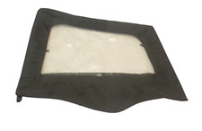 Aftermarket Jeep Wrangler Yj 87-95 Black Top Upper Passenger Door Skin Fabric