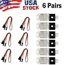 6x Digital Temperature Humidity Sensor Compatible with DHT22 AM2302 for Arduino