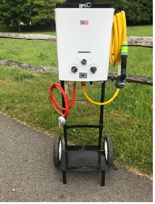 Portable Horse Shower E5 from Showerking; Hot Water for Horses; L5 flow |  eBay