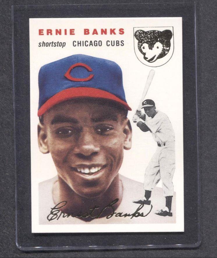 1954 Topps Archives Gold (1994) #94 Ernie Banks (Cubs)  Nm/Mt  (Flat Rate)   A1