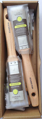 Hamilton Prestige rein synthetischer Pinsel Packung mit 6 wählen Sie 1'' 1,5'' 2'' 3'' Fenster