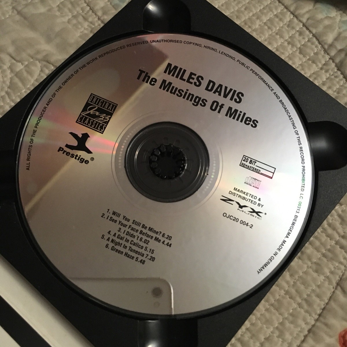 The Musing Of Miles Miles Davis Quartet 2002 Festival CD