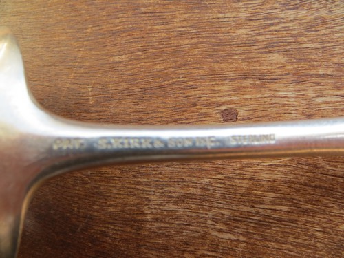 Sterling S. Kirk & Son Inc. modello CALVERT MESTOLO GRIGIO 7" senza monogramma come nuovo - Foto 5 di 5