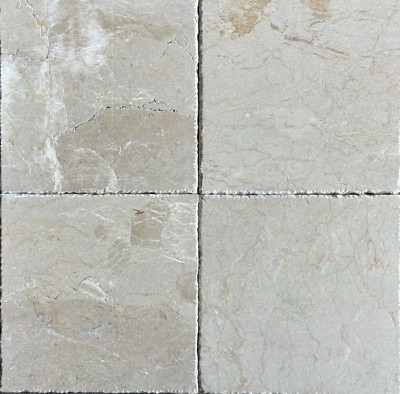 Marble Tile Crema Marfil Antique Chiseled 12''x12''x3/8'' 40sqft Miami Local Pickup